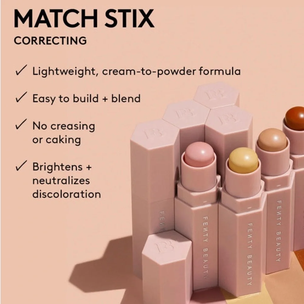 Fenty Beauty Match Stix™ Correcting Skinstick – Rose Quartz 01 | Full Size ✨